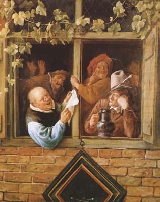 Rhetoricians at a Window (mk08), Jan Steen